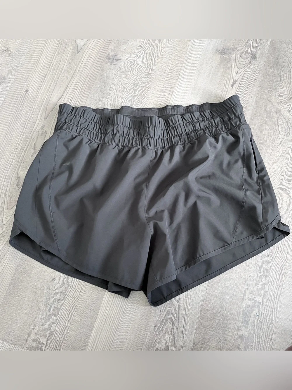 Avia woman’s black running shorts size XL short lined workout athletic casual
